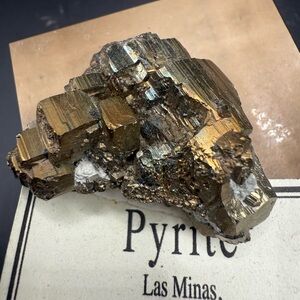 Pyrite Crystal Cluster – Las Minas, Veracruz, Mexico